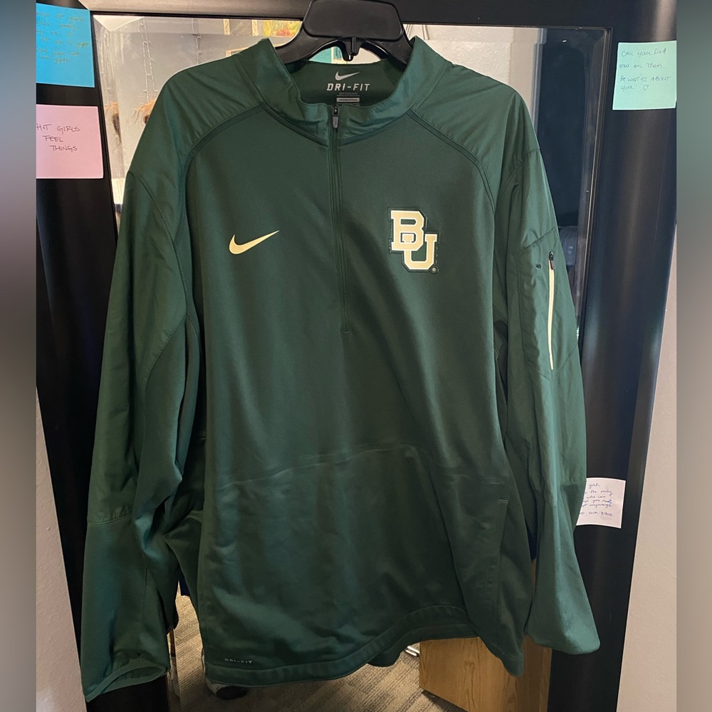 Baylor University 1/4 zipper Nike Dri-Fit Pullover